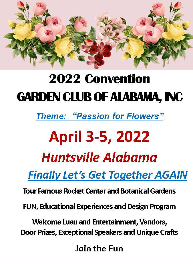 Convention The Garden Club of Alabama, Inc.