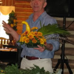 David Benefield displays a fun and easy turkey centerpiece for Thanksgiving